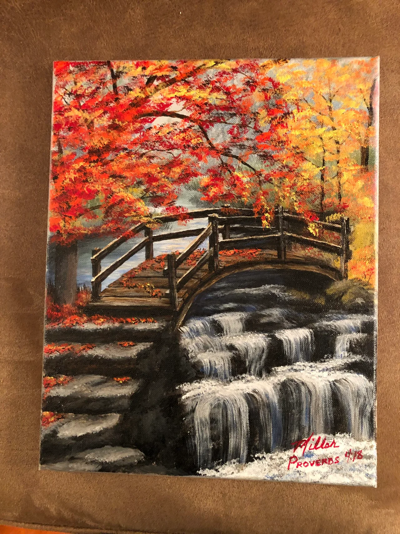 "Bridge & Waterfall"