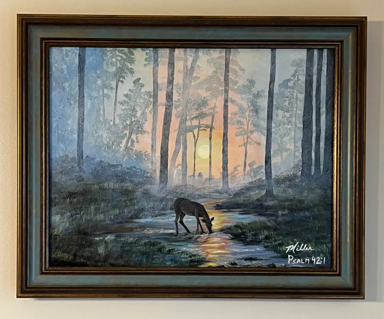 "As The Deer" (Framed)